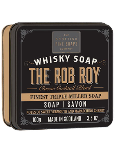 The Rob Roy Whisky Soap in a Tin - The Scottish Fine Soap Co - 100g The Rob Roy Whisky Soap in a Tin - The Scottish Fine Soap Co - 100g